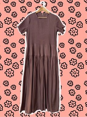 Mauve Tiered Maxi Dress
